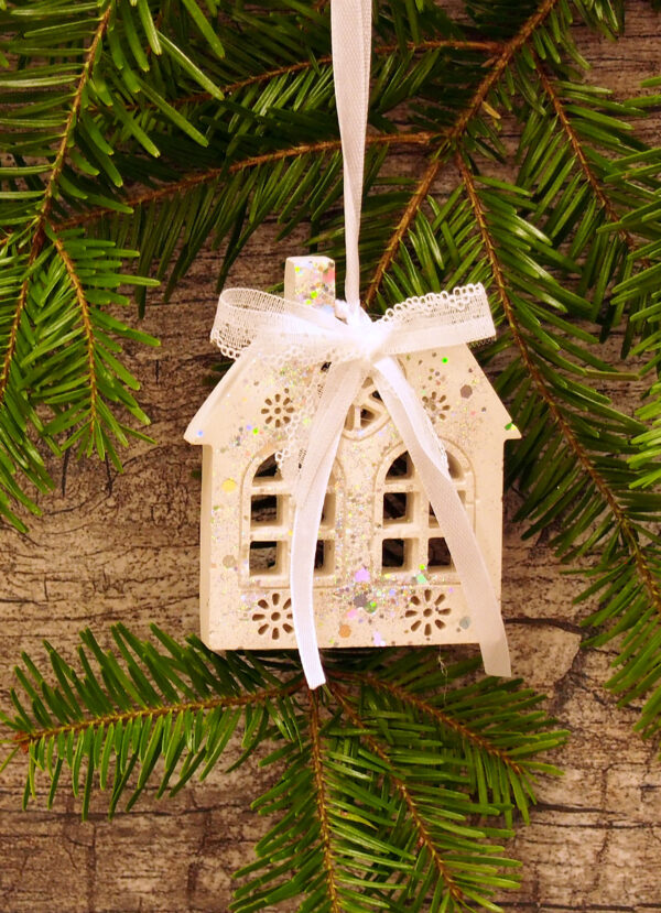 House with glitters
